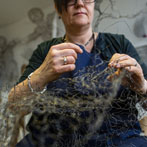 Claire Lee in her studio 2018